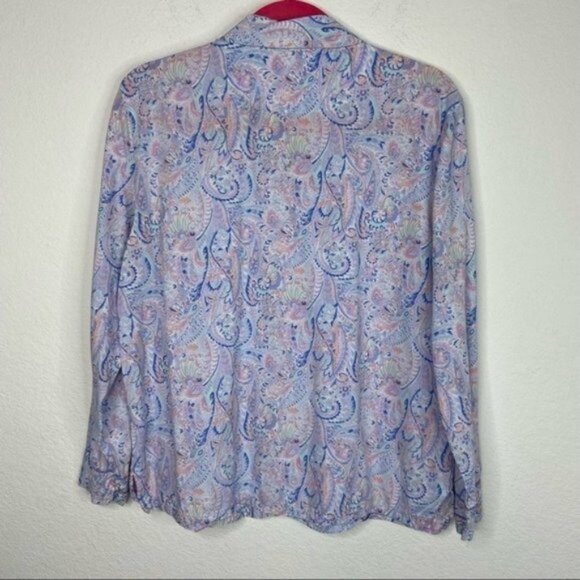 Victoria Secret Pajama Button Down Top Size M - Picture 2 of 5